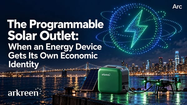 The programmable solar outlet: when an energy device gets its own economic identity